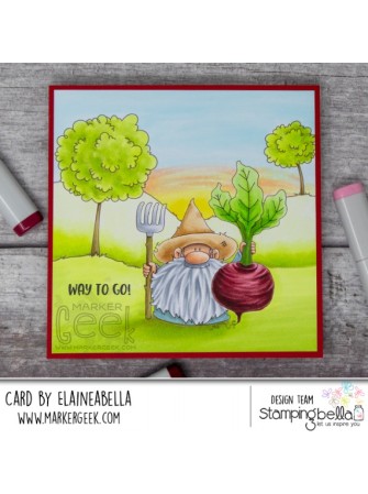 Farmer - collection "Gnome" - Tampon cling - Stampingbella