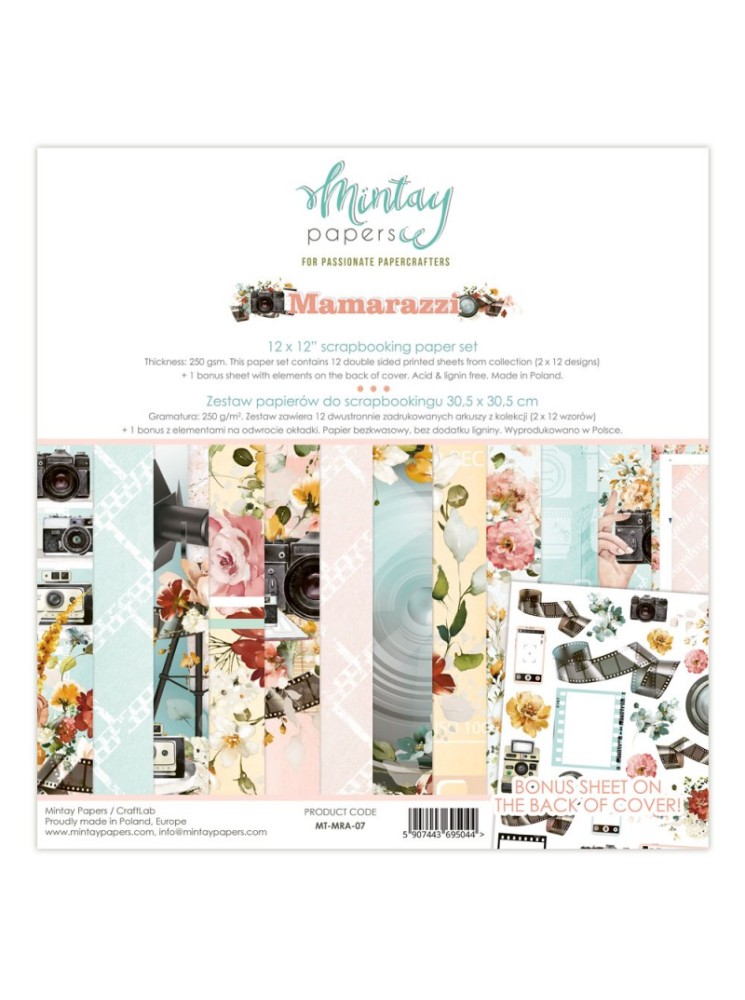 Pack papiers - Collection "Mamarazzi" - Mintay
