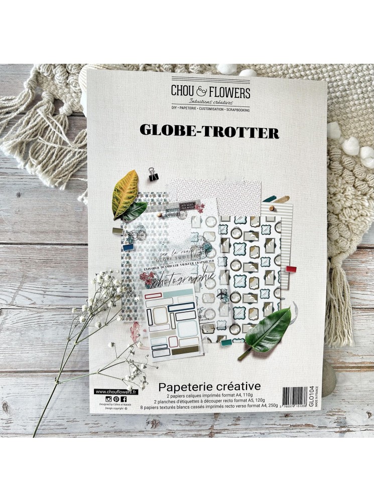 Papeterie Créative - Collection "Globe-Trotter" -  Chou & Flowers