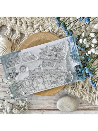 Tampon clear - Les bagages - Collection "Globe-Trotter" - Chou & Flowers