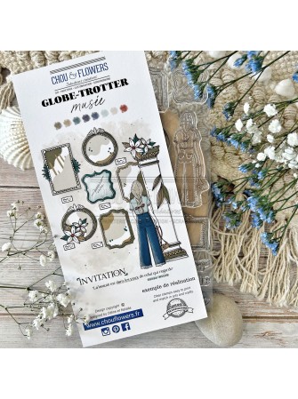 Tampon clear - Musée - Collection "Globe-Trotter" - Chou & Flowers