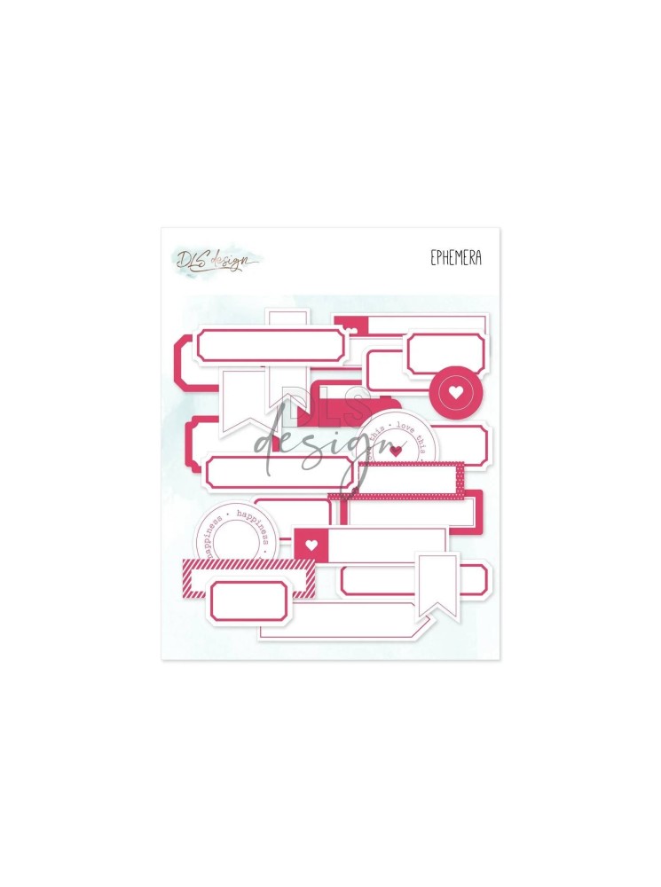 dls design - ephemera- labels rose - DLS20093