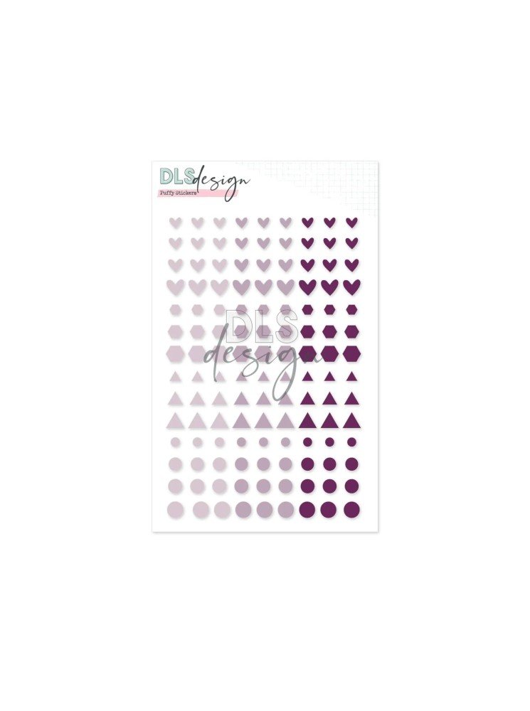 dls design - enamel dots- mauve - DLS62076