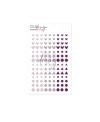 dls design - enamel dots- mauve - DLS62076