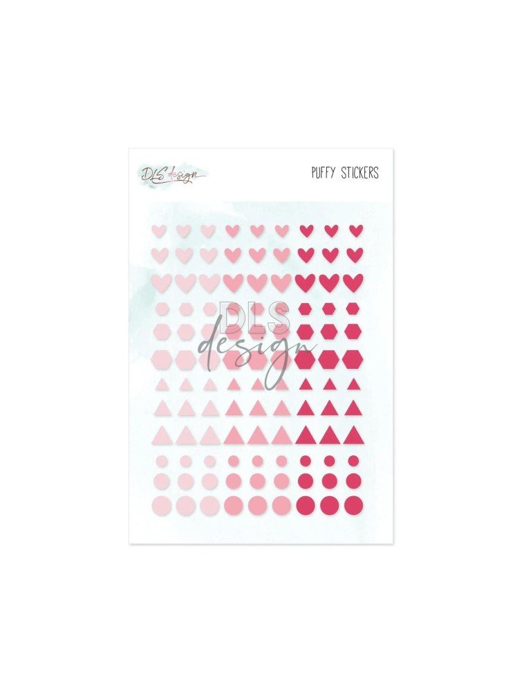 dls design - enamel dots- Rose  - DLS62043