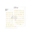 dls design - alphabet puffy - jaune  - DLS460013