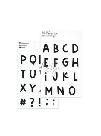dls design - dies - alphabet 4 - DLS510001