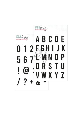 dls design - tampon clear - alphabet 1 - DLS520002