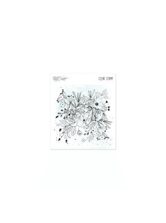 dls design - tampon clear - Blooming Flowers - DLS64040