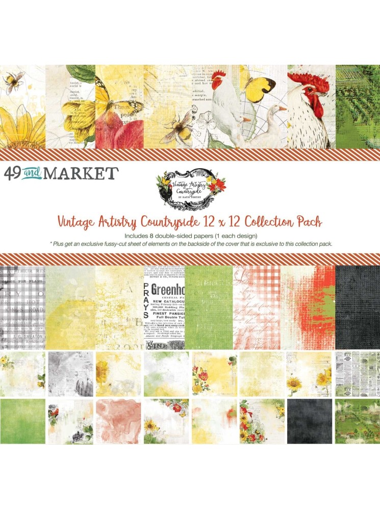 Vintage Artistry Countryside - Pack papiers - 49 and Market