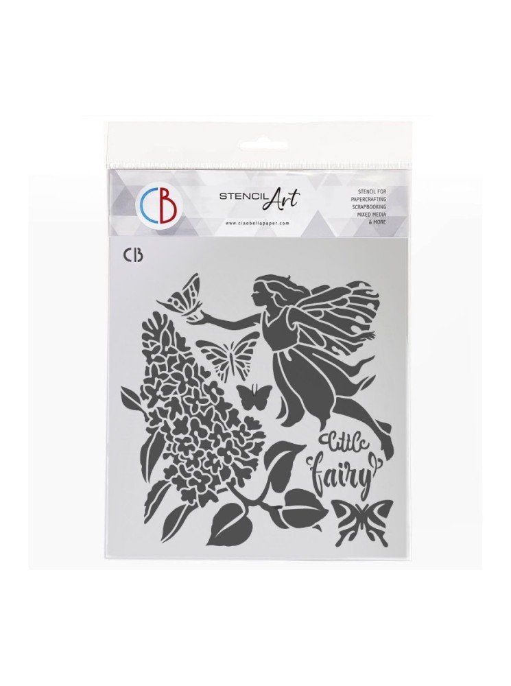 Stencil - Fairy Spring - Enchanted Land - Ciao Bella - MS8-024