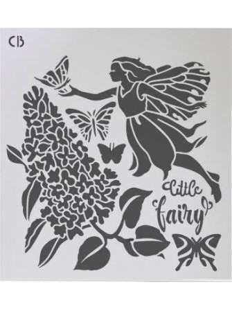 Stencil - Fairy Spring - Enchanted Land - Ciao Bella - MS8-024
