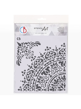 Stencil - Damask Details - Enchanted Land - Ciao Bella - MS8-046