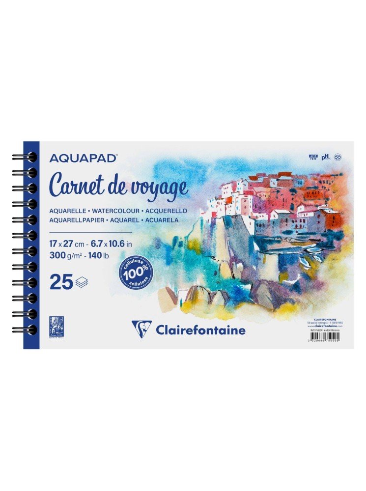 Carnet de voyage papier aquarelle