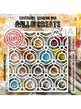 Stencil N°171 - Circle Dance - Aall & create