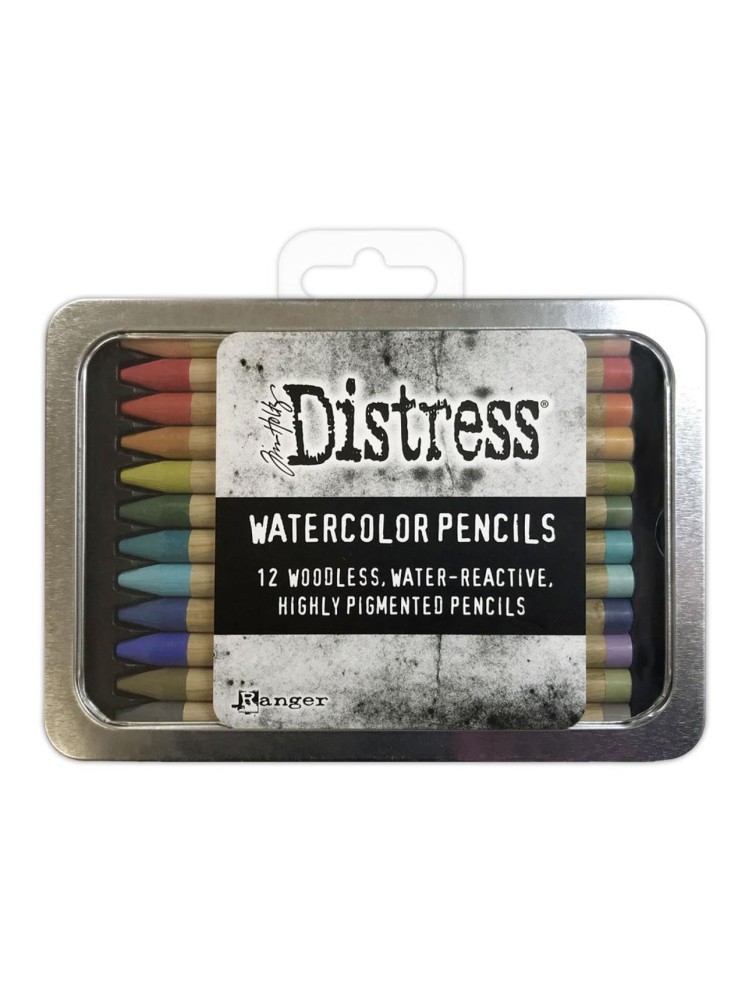 Distress Watercolor Pencils : set 3 - Ranger