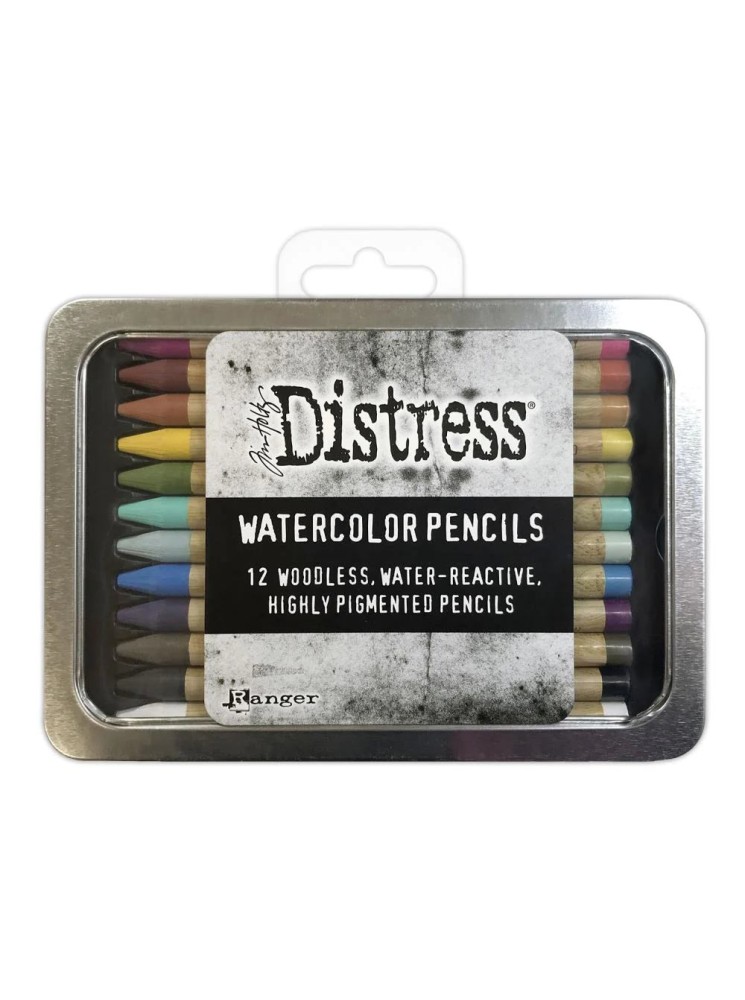 Distress Watercolor Pencils : set 1 - Ranger