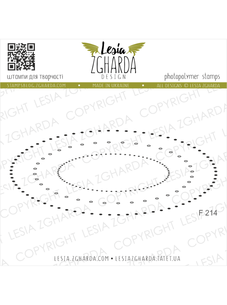 Mini oval - Tampon clear - Lesia Zgharda