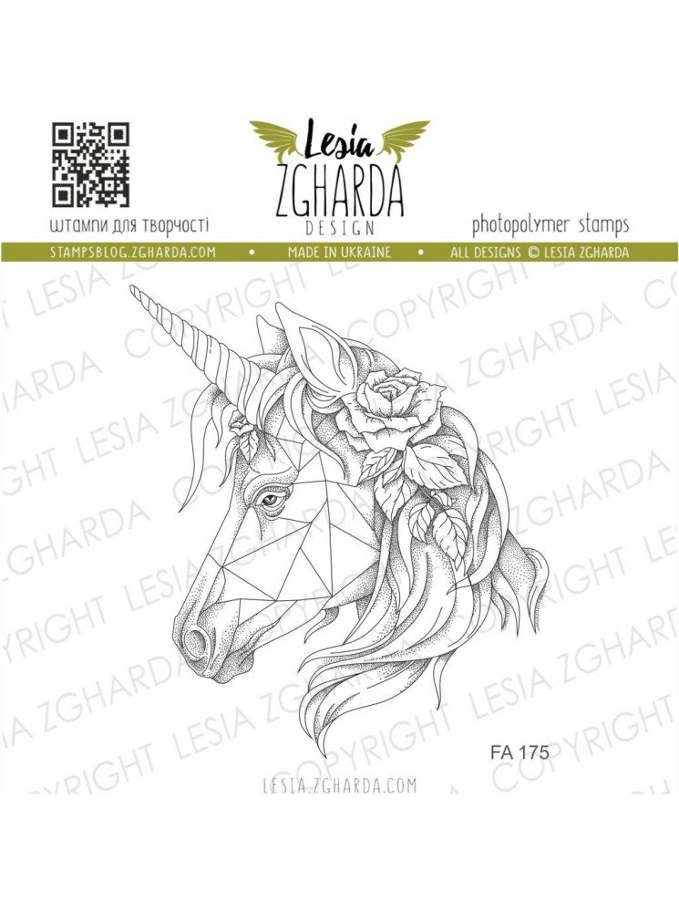 Licorne - Tampon clear - Lesia Zgharda