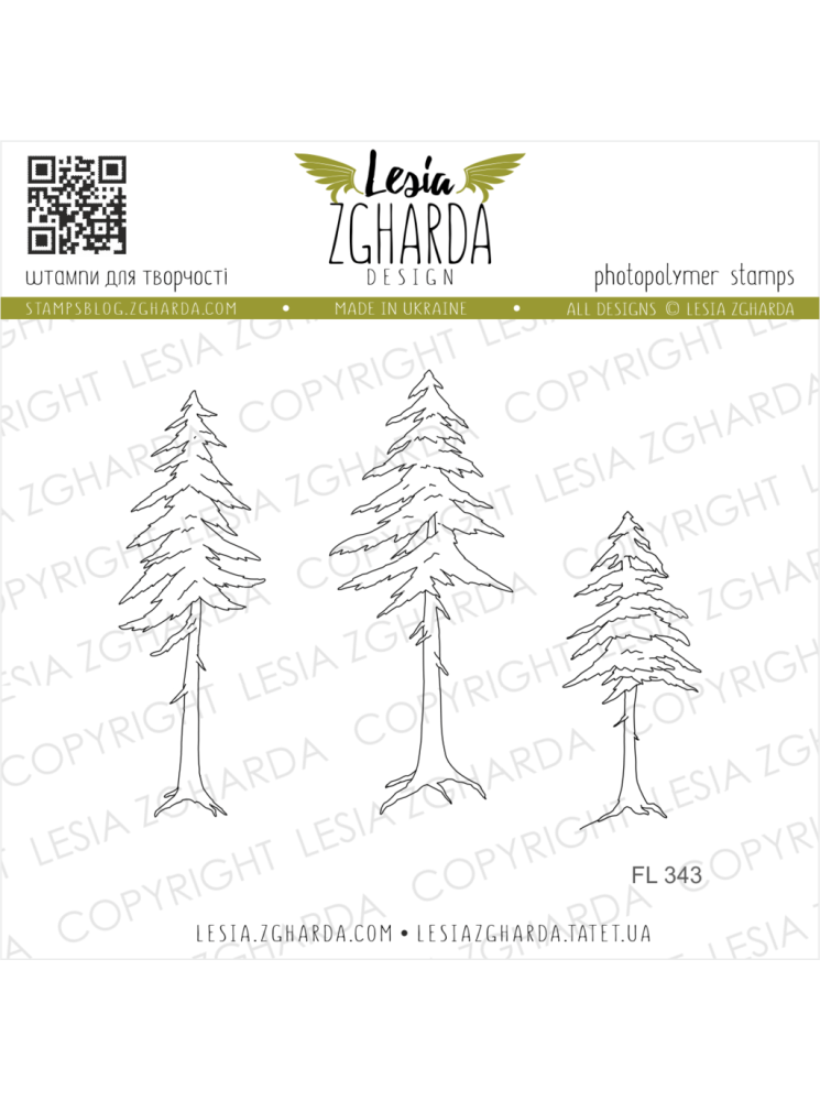 Sapins - Tampon clear - Lesia Zgharda
