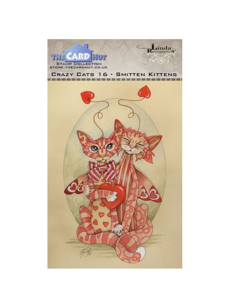 Crazy Cats 16 : Smitten Kittens - Tampons clear - The Card Hut