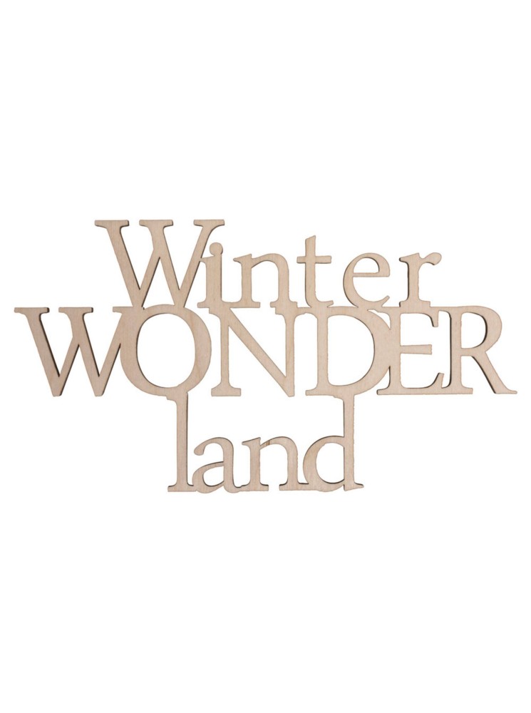 Winter Wonderland en bois - Rayher
