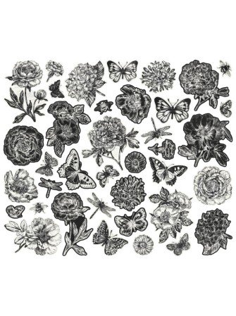 Die cut - Botanical Bits - Collection "Vintage Essentials" - Simple Stories