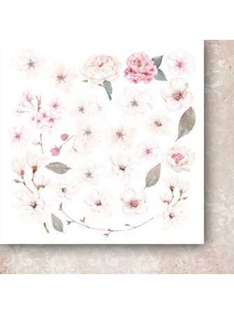 Pack papiers 20 x 20 cm - Collection "Rose Valley" - Paper Heaven