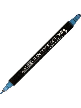 Clean color dot bleu métallique - 125