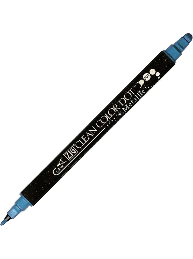 Clean color dot bleu métallique - 125