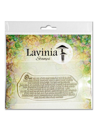 Planche de texte de Lavinia