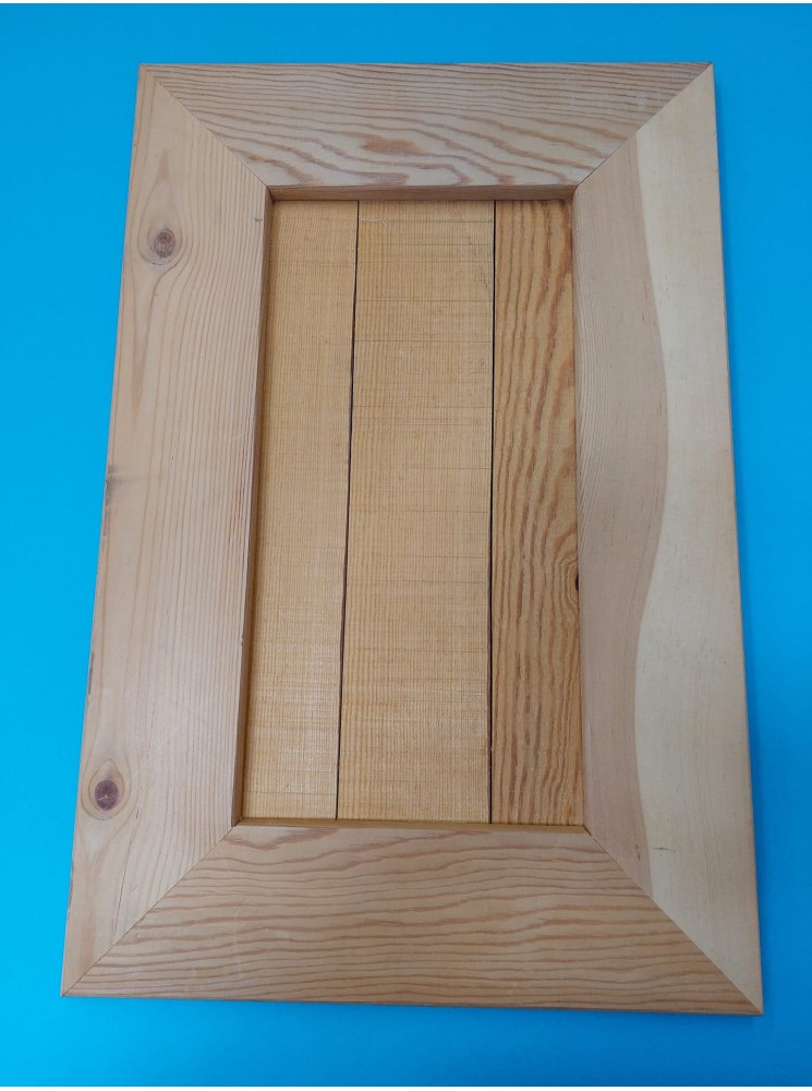 Cadre en bois naturel - 48 x 33 cm - Vaessen Créative