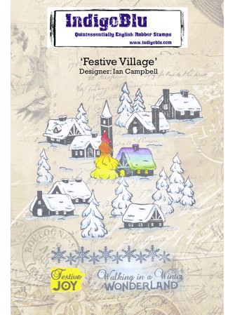 Festive Village - Tampon...
