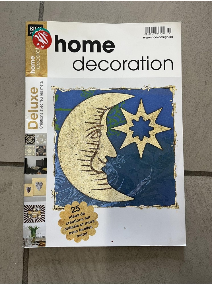 Livre Home décoration - Feuilles métalliques - Rico Design