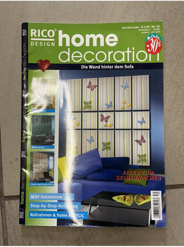 Livre Home décoration - Toiles murales - Rico Design