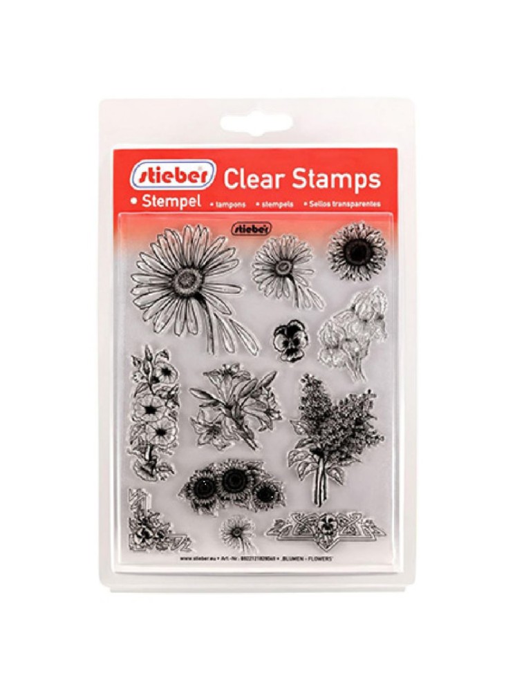 Tampon clear : Flowers - Stieber