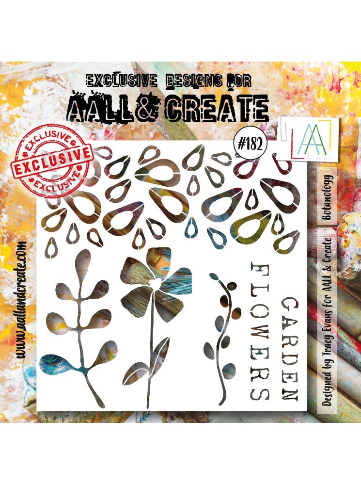 Stencil N°182 - Botanology - Aall & create