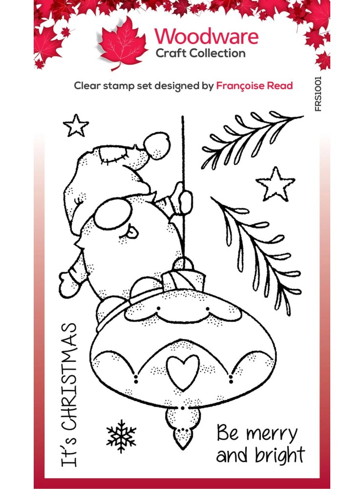 Tampon clear : Funtime Gnome - Woodware Craft Collection