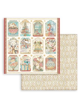 Pack papiers  - Collection "Christmas greetings" - Stamperia