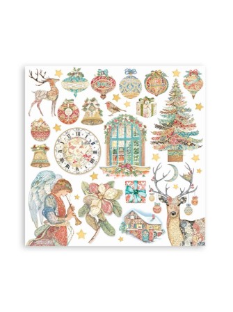 Pack papiers  - Collection "Christmas greetings" - Stamperia