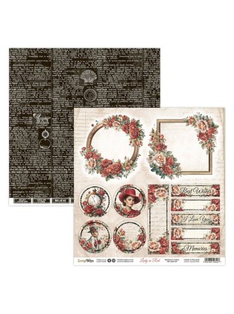 Pack papiers  - Collection "Lady in Red - Scrap Boys