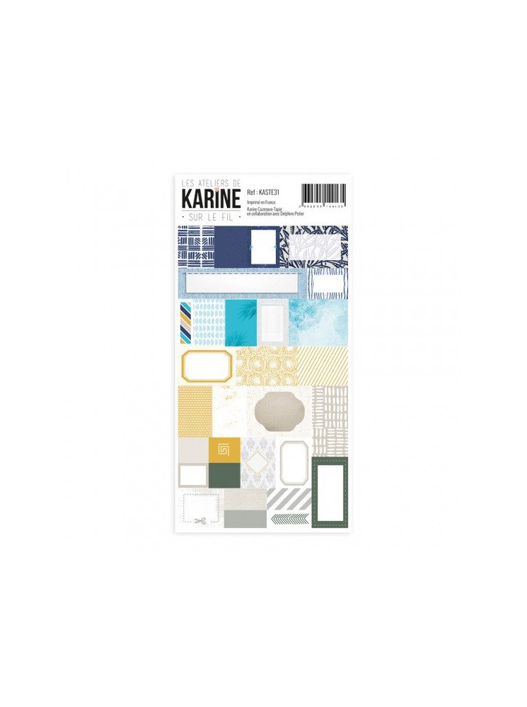 Collection "Sur le Fil" - stickers - Les Ateliers de Karine