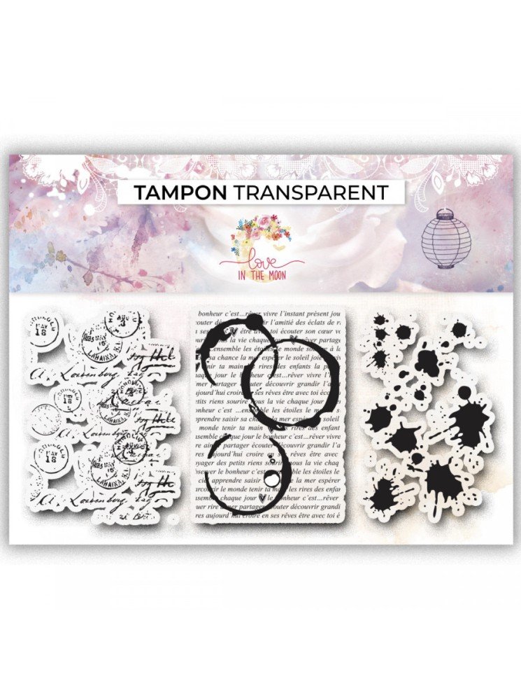 Correspondance - Tampon clear - Love In The Moon