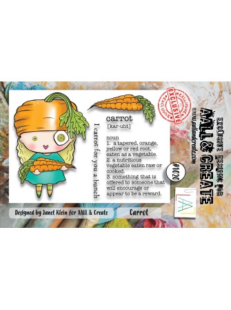 Tampon clear N° 1020 : Carrot - Collection "On the Farm" - Aall & create