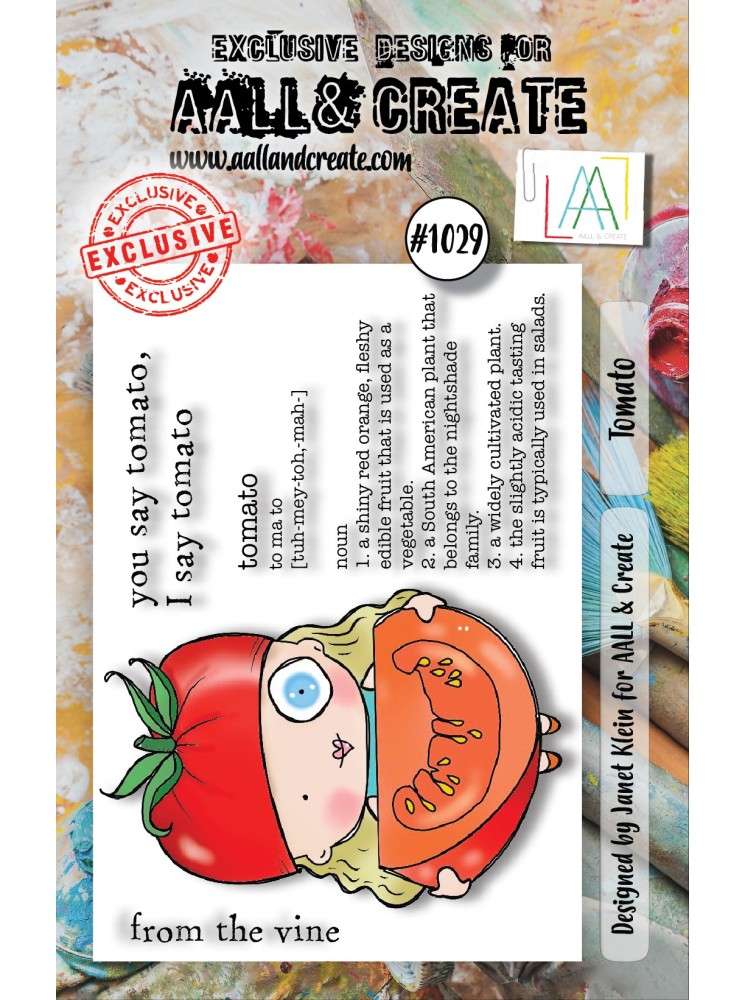 Tampon clear N° 1029 : Tomato - Collection "On the Farm" - Aall & create