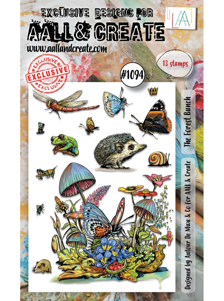 Tampon clear N° 1094 : The Forest Bunch - Collection "Trip in the Wood" -Aall & create