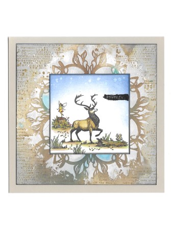 Tampon clear N° 1099 :  Me Stag, You Stamp - Collection "Trip in the Wood" -Aall & create