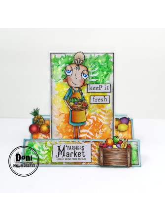 Tampon clear N° 1032 : Market Fresh Dee - Collection "On the Farm" -Aall & create