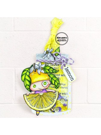 Tampon clear N° 1021 : Lemon - Collection "On the Farm" - Aall & create