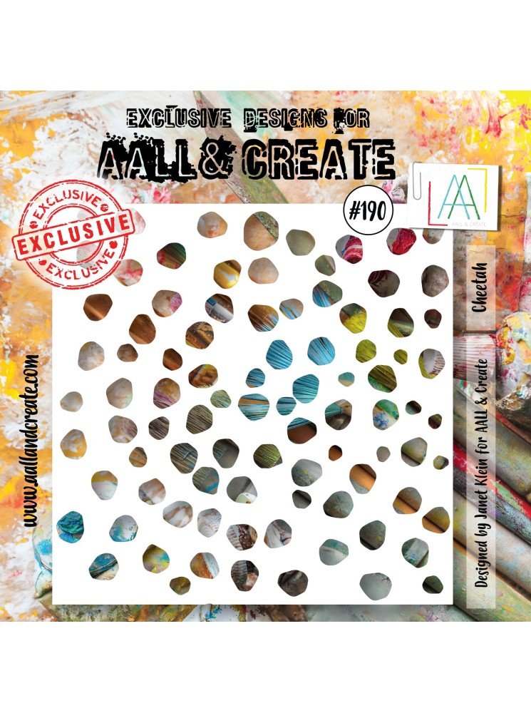 Stencils N°190 - Cheetah - Aall & create